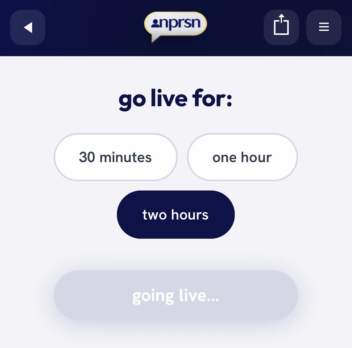 nprsn duration picker screen