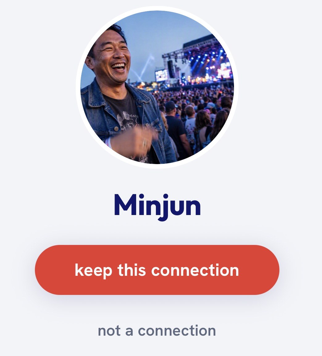 nprsn keep this connection or not a connection screen