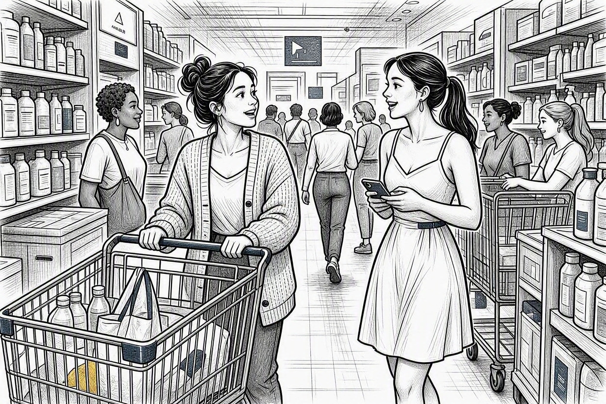 New to town, household goods store